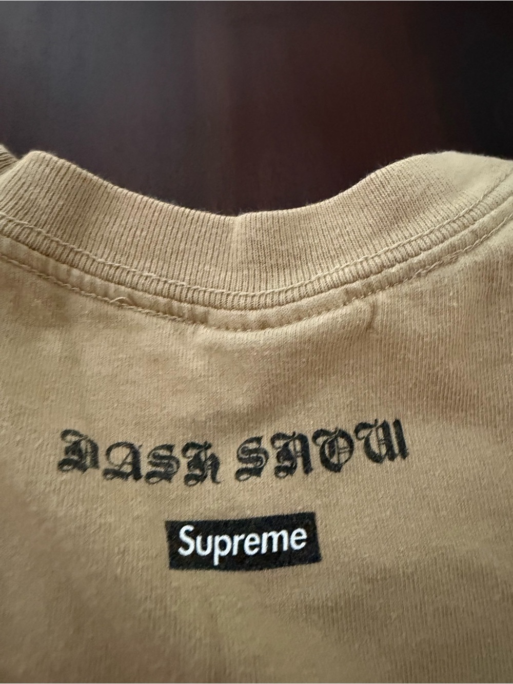 Supreme FW23 Hell Tee Khaki (M3) - Picture 6 of 6